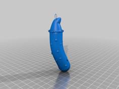 Christmas Pickle 3D Printer Model