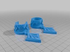 Victorian Curtain Rod Holder 3D Printer Model