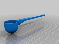 Single Cup Coffee Scoop 3D Printer Model