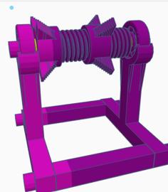 Yet Another Filament Spool Holder ,this One Has A Bit Of A Twist. 3D Printer Model