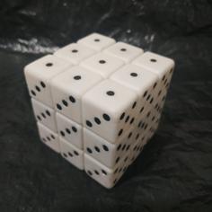 Rubik`s Dice Cube V2 3D Printer Model