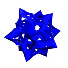 ESCHER STAR DODECAHEDRAL POLYKNOT 8 3D Printer Model