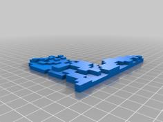 Zelda II: End Scene With Zelda And Link 8 Bit 3D Printer Model