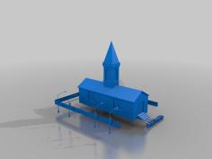 Romanic Church 3D Printer Model