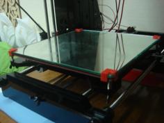 Simple Glass Bed Mount 3D Printer Model