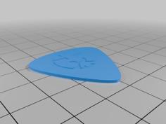 DPSG Plectrum 3D Printer Model