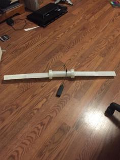 Dual Blade El Wire Sword 3D Printer Model