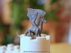 The Dragon For 3D-printable Modular Castle Playset 3D Printer Model