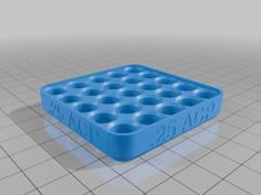 .25 ACP Vase Mode Stacking Loading Block 3D Printer Model