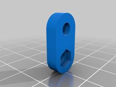 Simple Adjustable Fan Mount 3D Printer Model