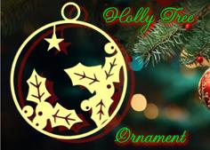 Holly Tree Ornament 3D Printer Model