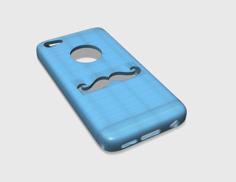 IPhone 5c Moustache Case 3D Printer Model