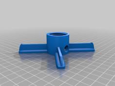 Self Watering Coke Bottle Adapter 3D Printer Model