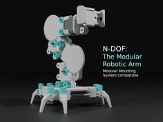 N-DOF: The Modular Robotic Arm 3D Printer Model