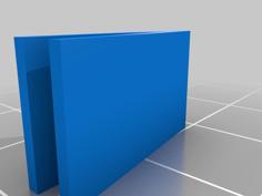 72.5x40mm Panel Mount Enclosure 3D Printer Model