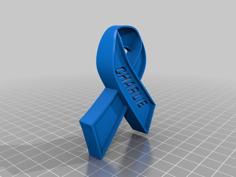 Charlie_Cancer_Ribbon 3D Printer Model