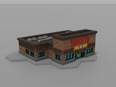 6mm Restaurant 10 – Hexed And Hexless 3D Printer Model