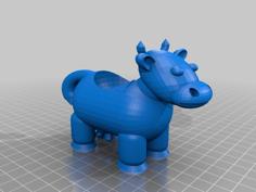 Kuh Eierbecher 3D Printer Model