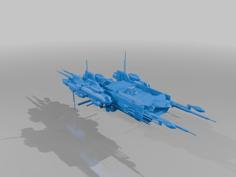 Earth Force Patrol Ship 3D Printer Model