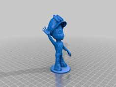 Groot With Cappy 3D Printer Model