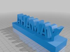 YAMAHA Sign 3D Printer Model