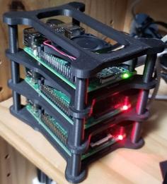 Universal Stackable Raspberry Pi Case 3D Printer Model