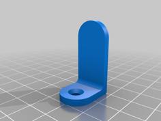 Removable Furniture Panel Fixture 3D Printer Model