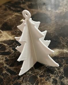 Pop-Out 3-D Christmas Ornament Card 3D Printer Model