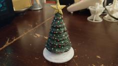 Christmas Tree Miniature 3D Printer Model