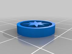 15mm Scale Gruntz Status Tokens 3D Printer Model