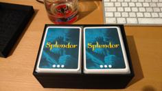 Splendor Compact Box For Sleeves Cards 3D Printer Model