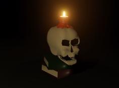 Spoopy Skull 3D Printer Model