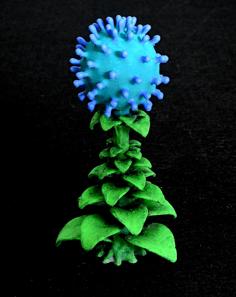 Alien Flower Sundew 3D Printer Model