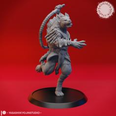 Gnoll – Tabletop Miniature 3D Printer Model