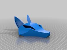 Fox Mask 3D Printer Model