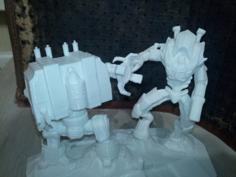 Alien Vs Robot 3D Printer Model