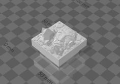 Basic Cavern Face Scatter (Dungeon And Dragon Blocks Compatible) 3D Printer Model