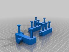 Modular Knitting Loom 3D Printer Model