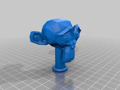 Monkey Croc Charm 3D Printer Model