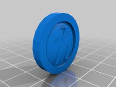 Hbar Coin And/or Golf Ball Marker 3D Printer Model