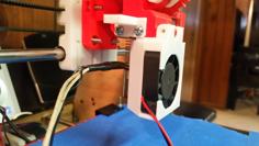 Pico Hotend 40mm Fan Shroud For I3 Rework Extruder 3D Printer Model