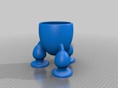 Pocket Rocket Planter 3D Printer Model