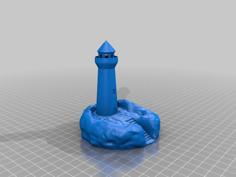 Lighthouse (Hollowed For LED) 3D Printer Model