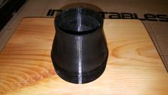 X-Carve Dust Collection Hose Adapter, 4in-2.5in 3D Printer Model