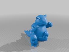 Kangaskhan Multicolor 3D Printer Model