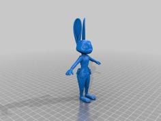 Judy Hopps 3D Printer Model