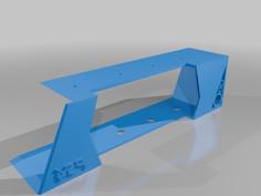 PS4 Left And Right Side Holder Under Desk 3D Printer Model