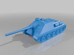 SU-100 Tank Destroyer 3D Printer Model