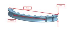 Plant Trainer / Bending Rail (8mm X 75mm Adjustable) 3D Printer Model