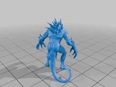 28mm Sci-Fi Bioengineered Horror For Tabletop Gaming MineeForm FDM 3D Print STL File 3D Printer Model